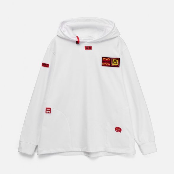 Наклейка тканевая Lunga Bubble, M, красная 