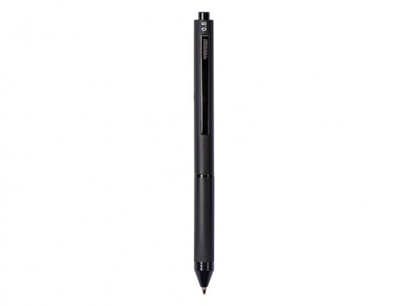 Ручка мультисистемная металлическая System в футляре, 3 цвета (красный, синий, черный) и карандаш (P) 