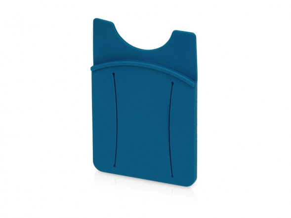 Картхолдер для телефона с держателем Trighold, сине-зеленый 