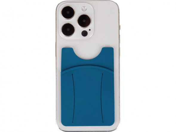 Картхолдер для телефона с держателем Trighold, сине-зеленый 