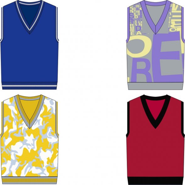 Жилет на заказ Classic Fint, акрил 