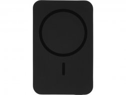 Магнитный беспроводной внешний аккумулятор Razor, 5000 mAh, металл, черный