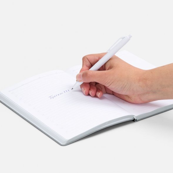 Ручка шариковая Bright Pop, белая 