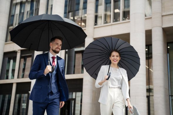 Зонт-трость Lui, черный 