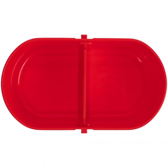 Ланчбокс Lunch Break, красный с белым 