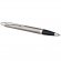 Ручка шариковая Parker IM Essential Stainless Steel CT, серебристая с черным 