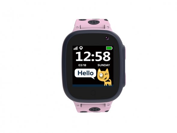 Детские часы Canyon Sandy KW-34, серо-розовый 