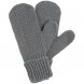 Варежки Brugge, серый меланж 