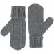 Варежки Brugge, серый меланж 