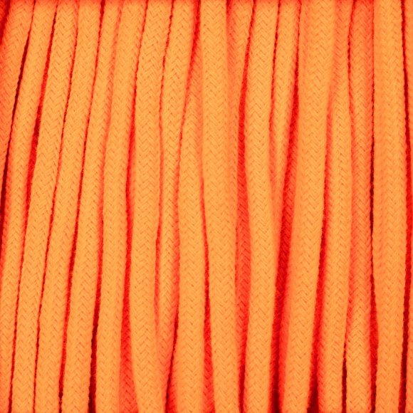 Круглый шнур Lasso L, оранжевый неон, 110 см 