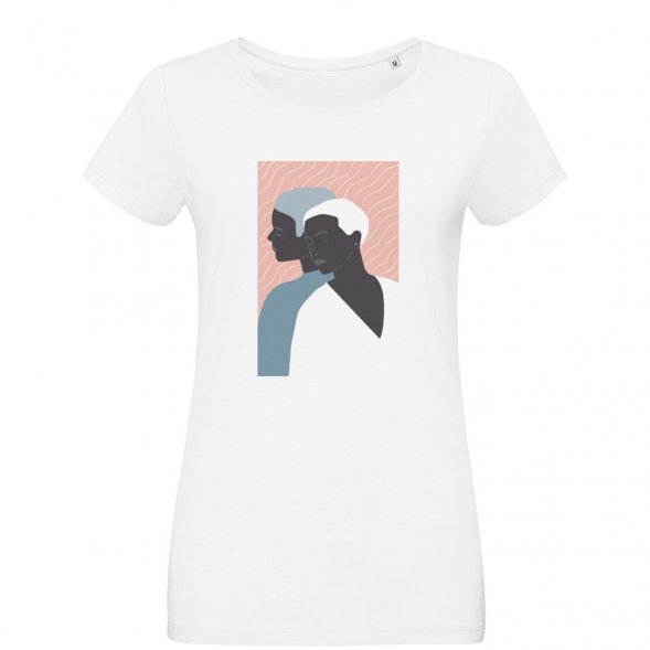 Футболка женская «Пара», белая 