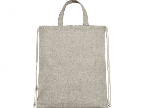 Pheebs 150 г/м² Aware™ рюкзак со шнурком из переработанных материалов - Натуральный 