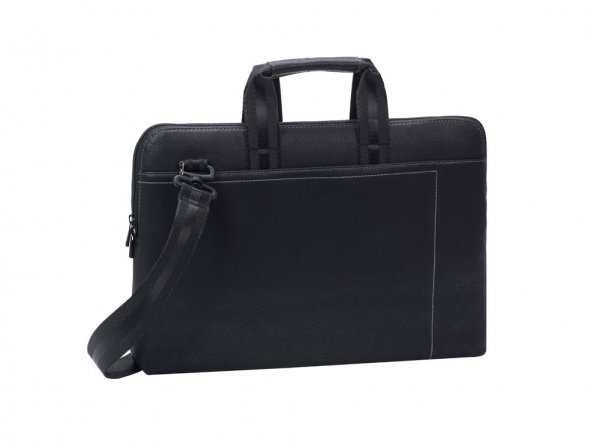 Сумка для ноутбука 15.6 из кожзама 8930, черный 