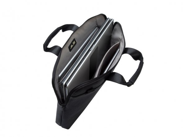 Сумка для ноутбука 15.6 из кожзама 8930, черный 