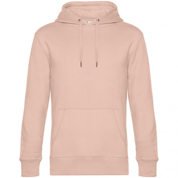 Толстовка с капюшоном унисекс King, розовая 