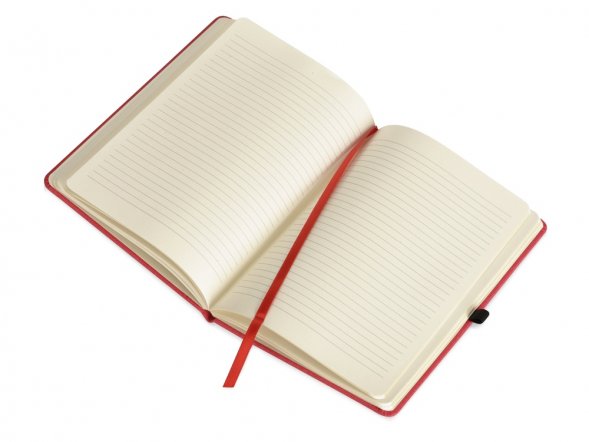 Блокнот Pocket 140*205 мм с карманом для телефона, красный 