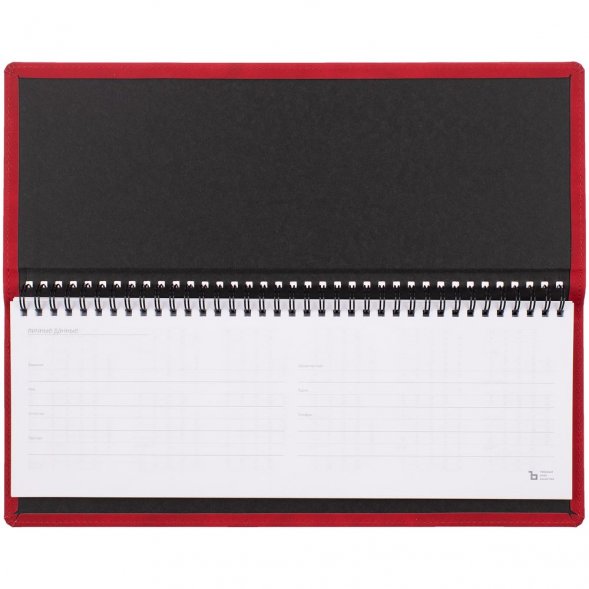 Планинг Urban, недатированный, красный 