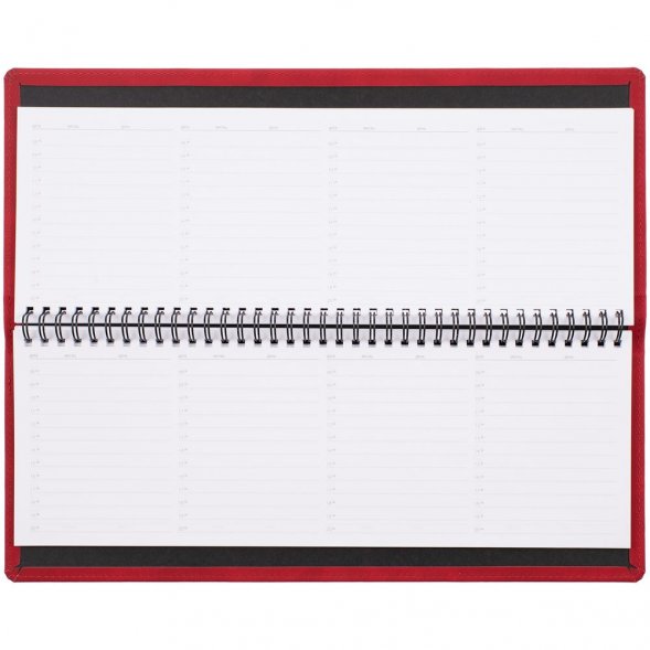 Планинг Urban, недатированный, красный 