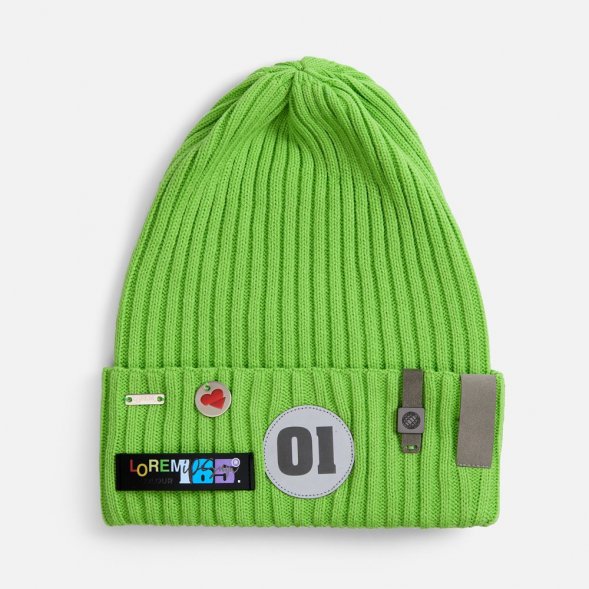 Шапка Yong, светло-зеленая (салатовая) 