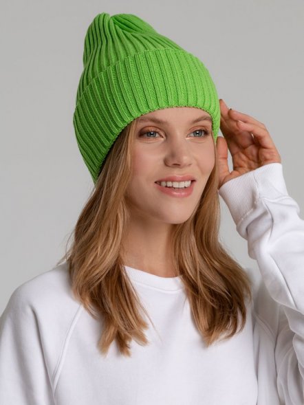 Шапка Yong, светло-зеленая (салатовая) 