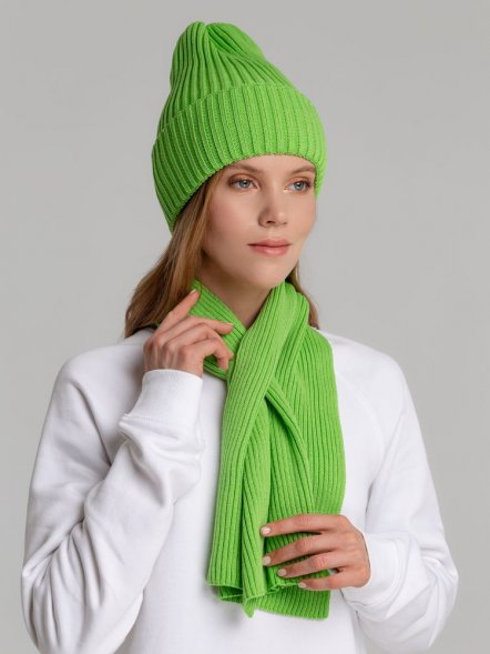 Шапка Yong, светло-зеленая (салатовая) 