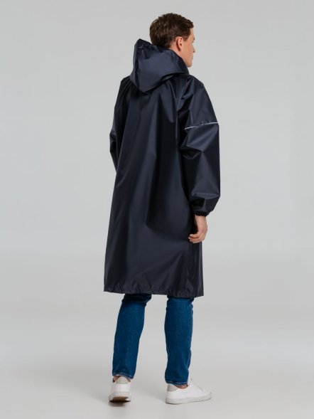 Дождевик со светоотражающими элементами Rainman Blink, темно-синий 