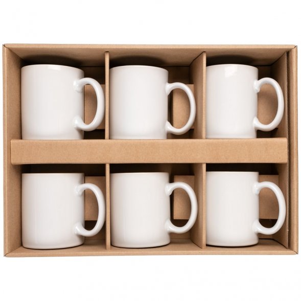 Набор из 6 кружек Promo, белый 
