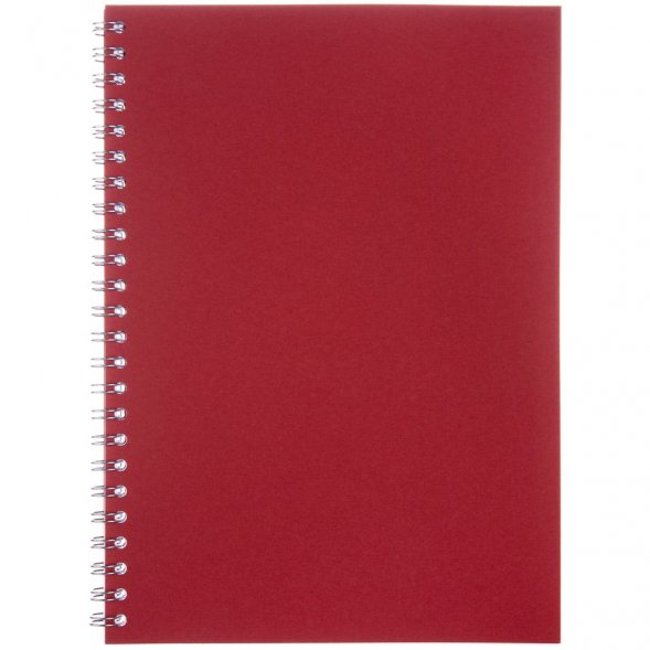 Блокнот Salvador в клетку, красный 