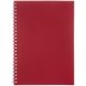 Блокнот Salvador в клетку, красный 