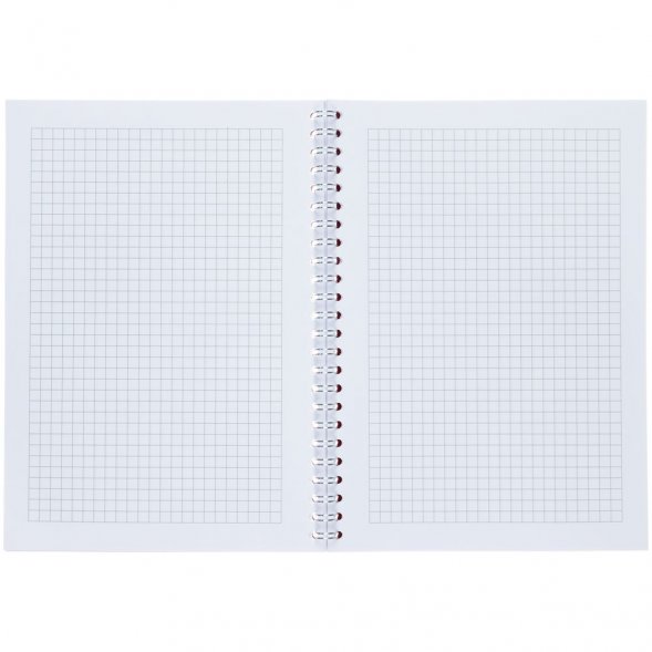 Блокнот Salvador в клетку, красный 