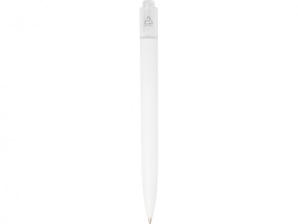 Шариковая ручка Thalaasa из океанического пластика, белый прозрачный/белый 
