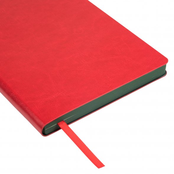 Ежедневник River side недатированный, красный/зеленый (без упаковки, без стикера) 