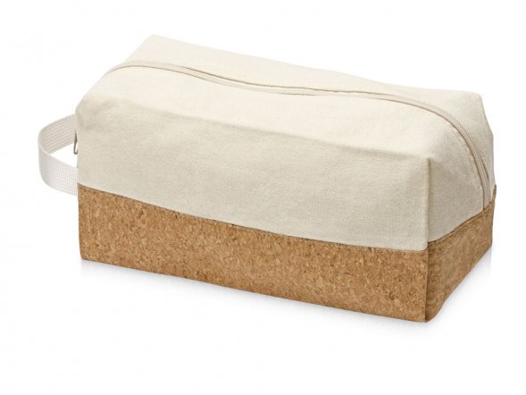 Несессер Corky хлопковый с пробковой вставкой, натуральный 