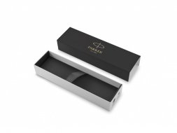 Шариковая ручка Parker IM Premium Warm Silver (grey) GT, стержень: M, цвет чернил: blue, в подарочной упаковке.