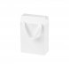Подарочная коробка-пакет универсальная малая, белая, 186х100х277 мм (с ложементом) 
