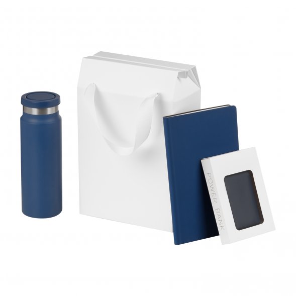 Подарочная коробка-пакет универсальная малая, белая, 186х100х277 мм (с ложементом) 