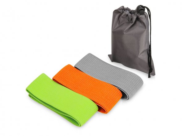 Набор тканевых фитнес резинок, 5см 