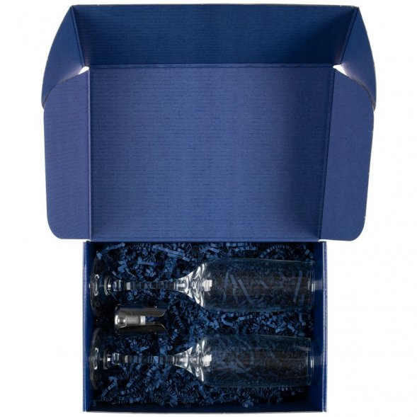 Набор для шампанского Isabella, в синей упаковке 