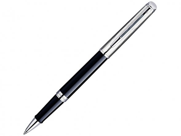 Ручка роллер Waterman Hemisphere Deluxe, цвет: Black CT, стержень: Fblack 