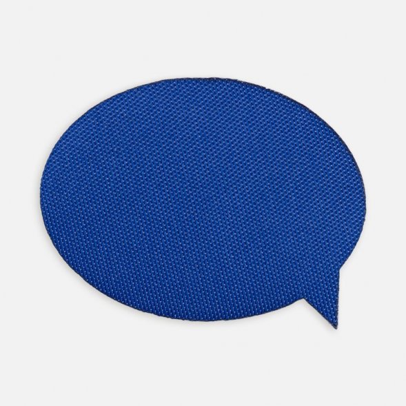 Наклейка тканевая Lunga Bubble, M, синяя 