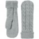 Варежки Heat Trick, серебристо-серый меланж 