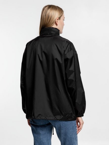 Ветровка из нейлона Surf 210, черная 