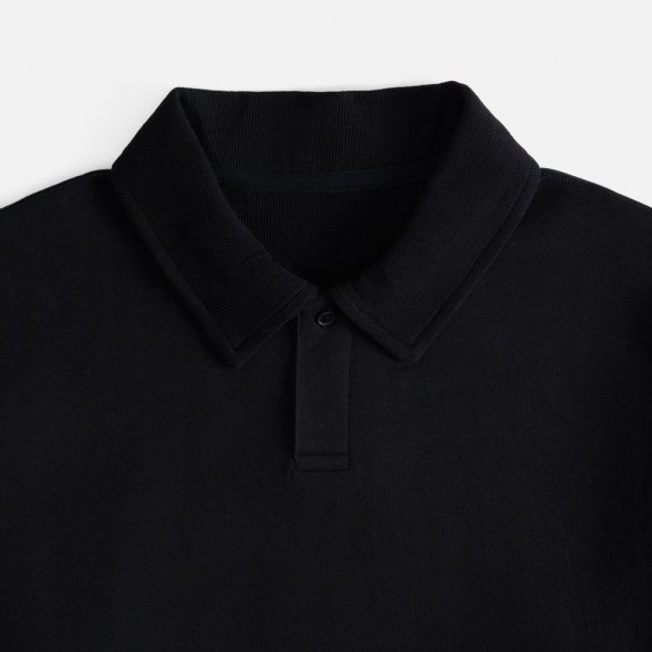 Рубашка поло унисекс Tiimi, черная 