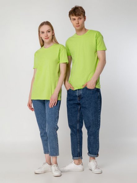 Футболка унисекс Regent 150, зеленое яблоко 