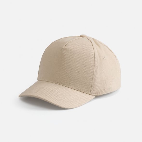 Бейсболка Long Beach, бежевая 