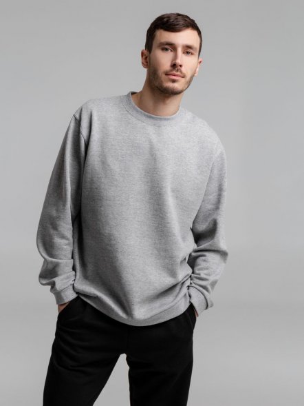 Толстовка Spider 260, серый меланж 