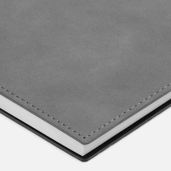 Ежедневник Notera, недатированный, серый 