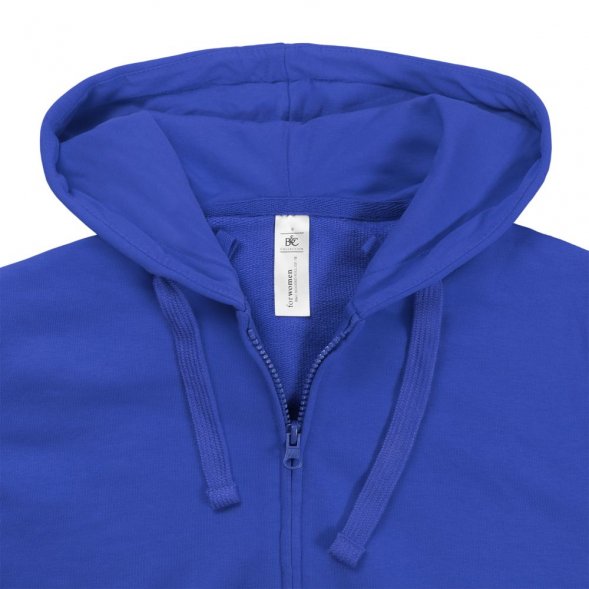 Толстовка женская Hooded Full Zip ярко-синяя 
