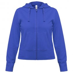 Толстовка женская Hooded Full Zip ярко-синяя