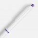 Ручка шариковая Bright Pop, белая с фиолетовым 